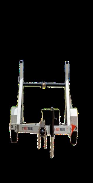 Galvanized finish reel trailer