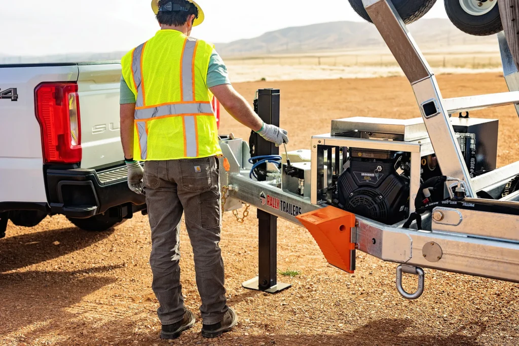 SLRT-28R Hydraulic Jack Working