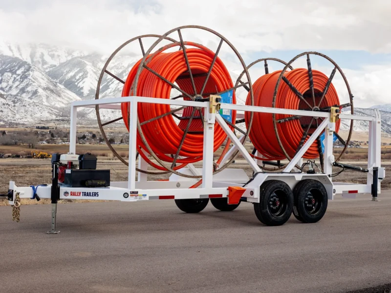 HYDRAULIC LOAD 2-PLACE TRAILER