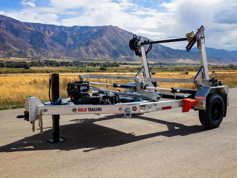SELF-LOADING REEL TRAILER