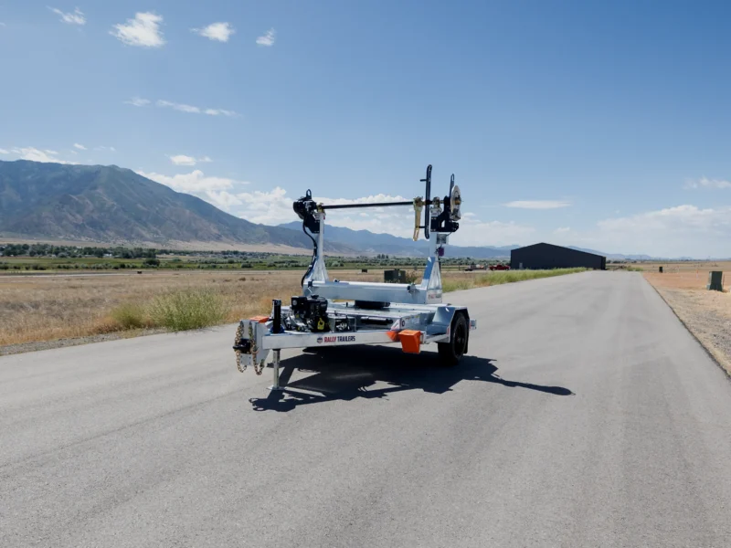 Single Turret Reel Trailer